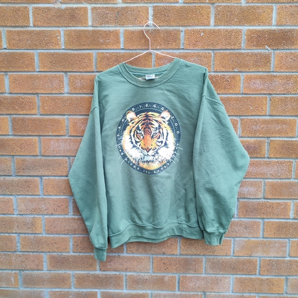 San Diego Zoo And Safari Park Green Jumper Size Large - Picture 3 of 4